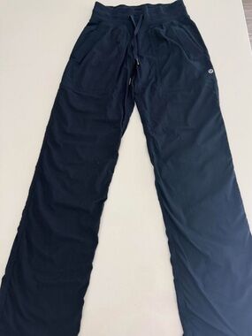 lululemon athletica navy blue studio, dance pants